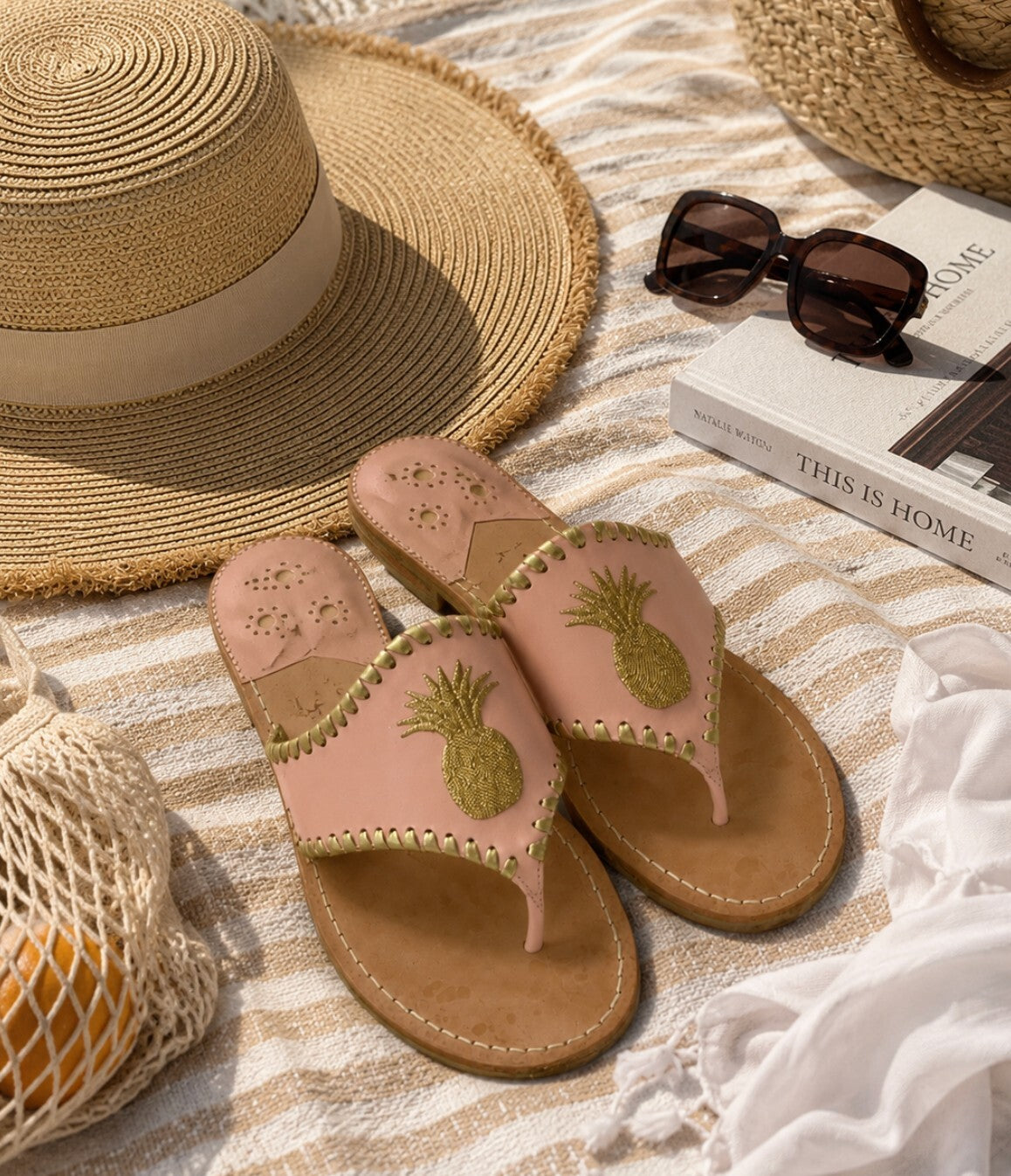 Jack Rogers Pineapple Sandals - Size 11