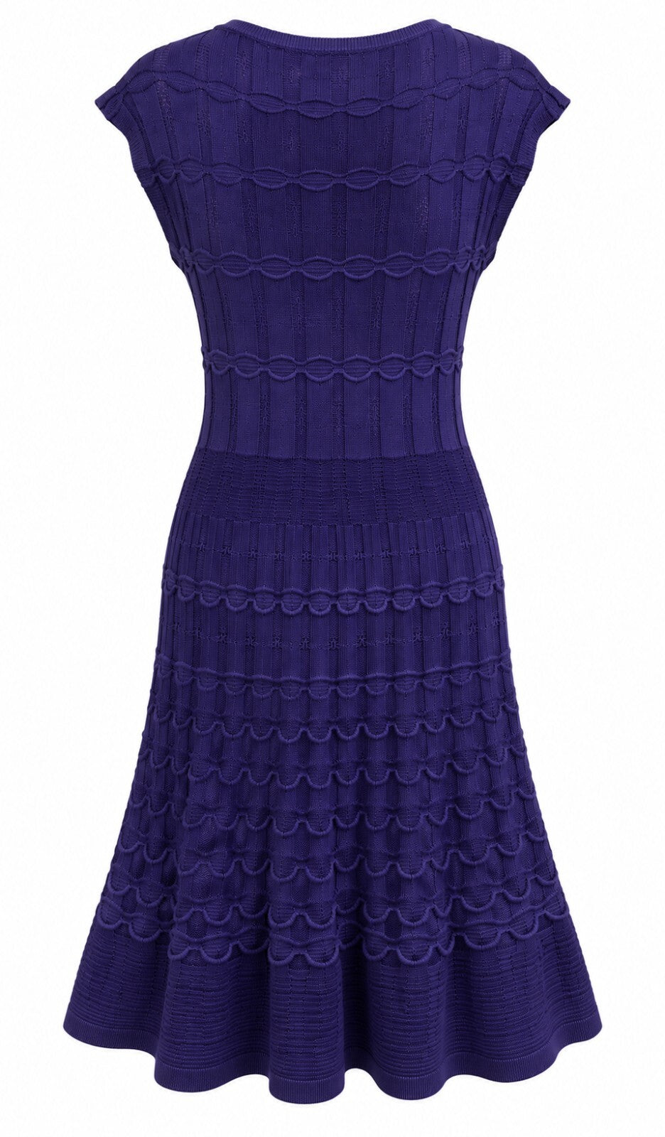 M Missoni Purple Knit Dress