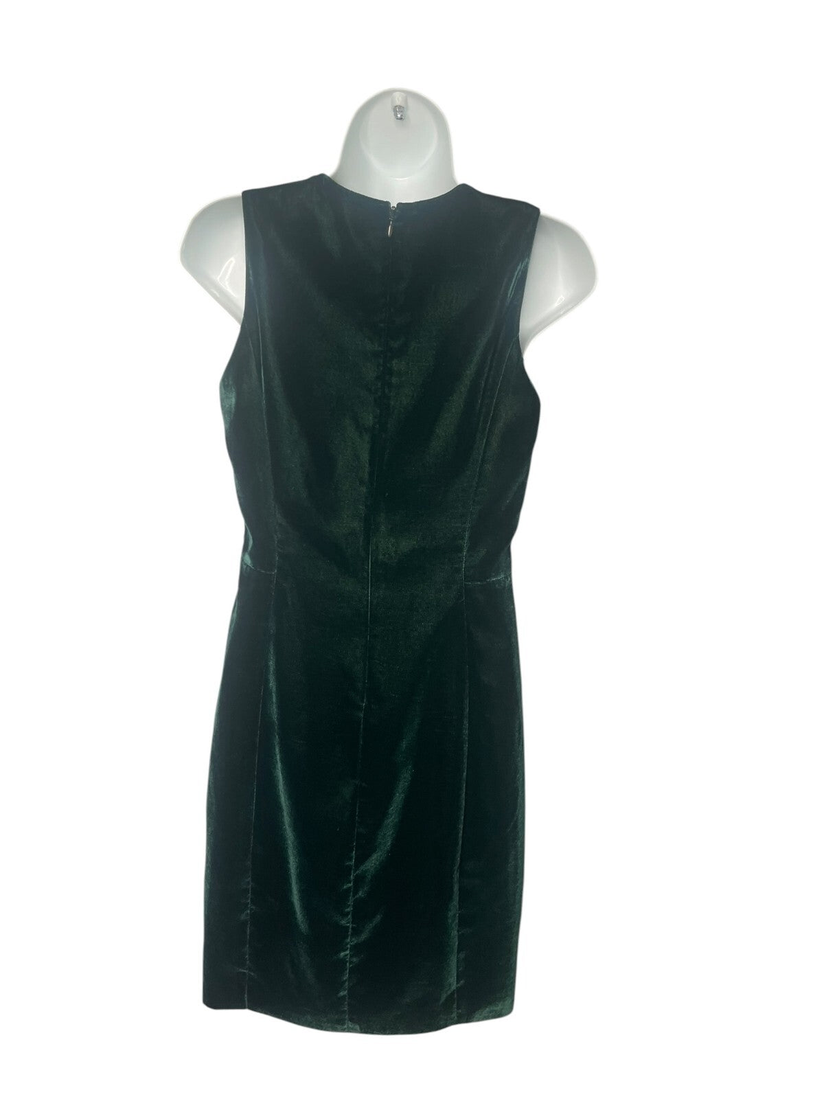 Elie Tahari Jemra Sleeveless Velvet Sheath Dress
