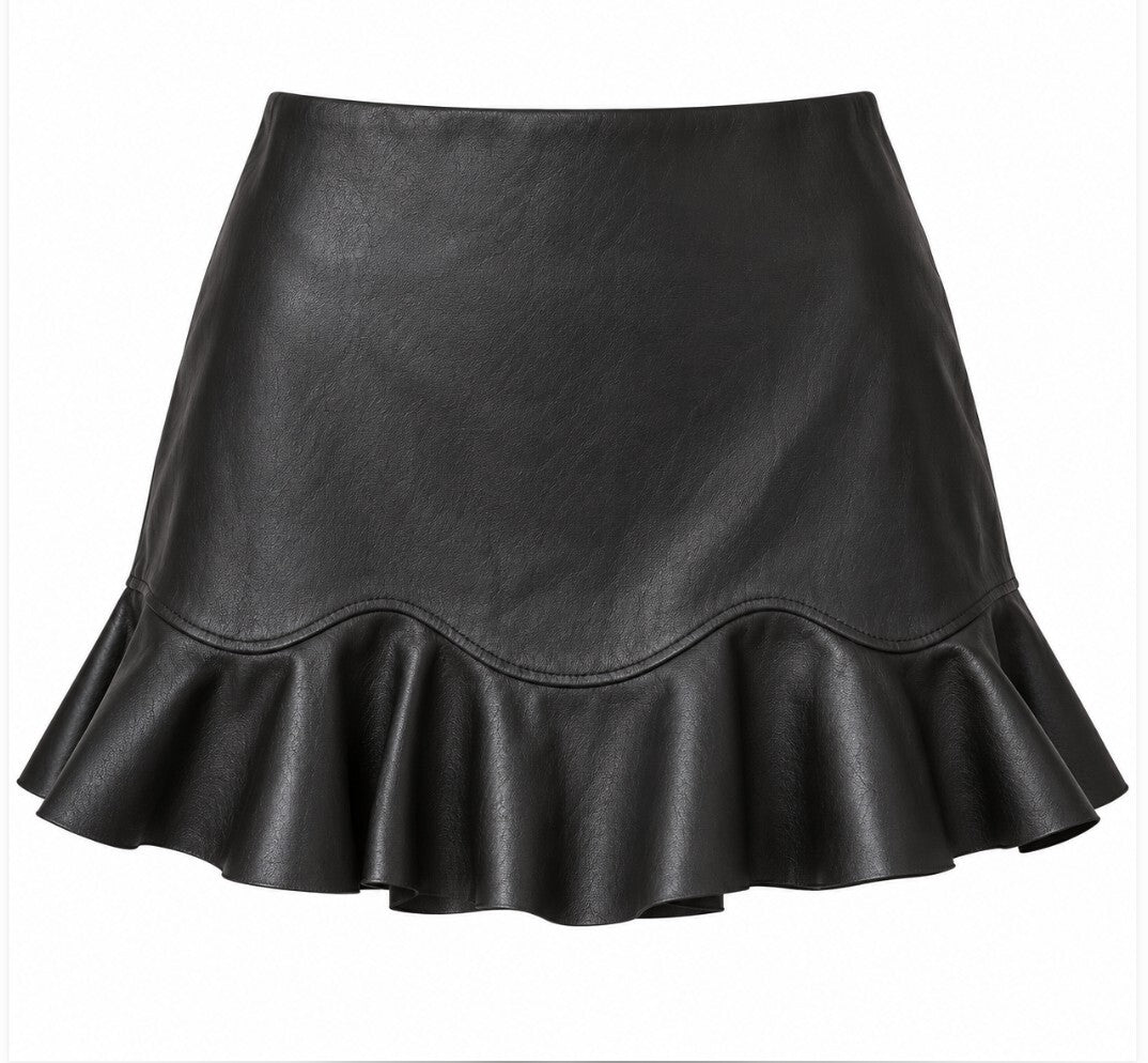 Rebecca Taylor faux leather skirt