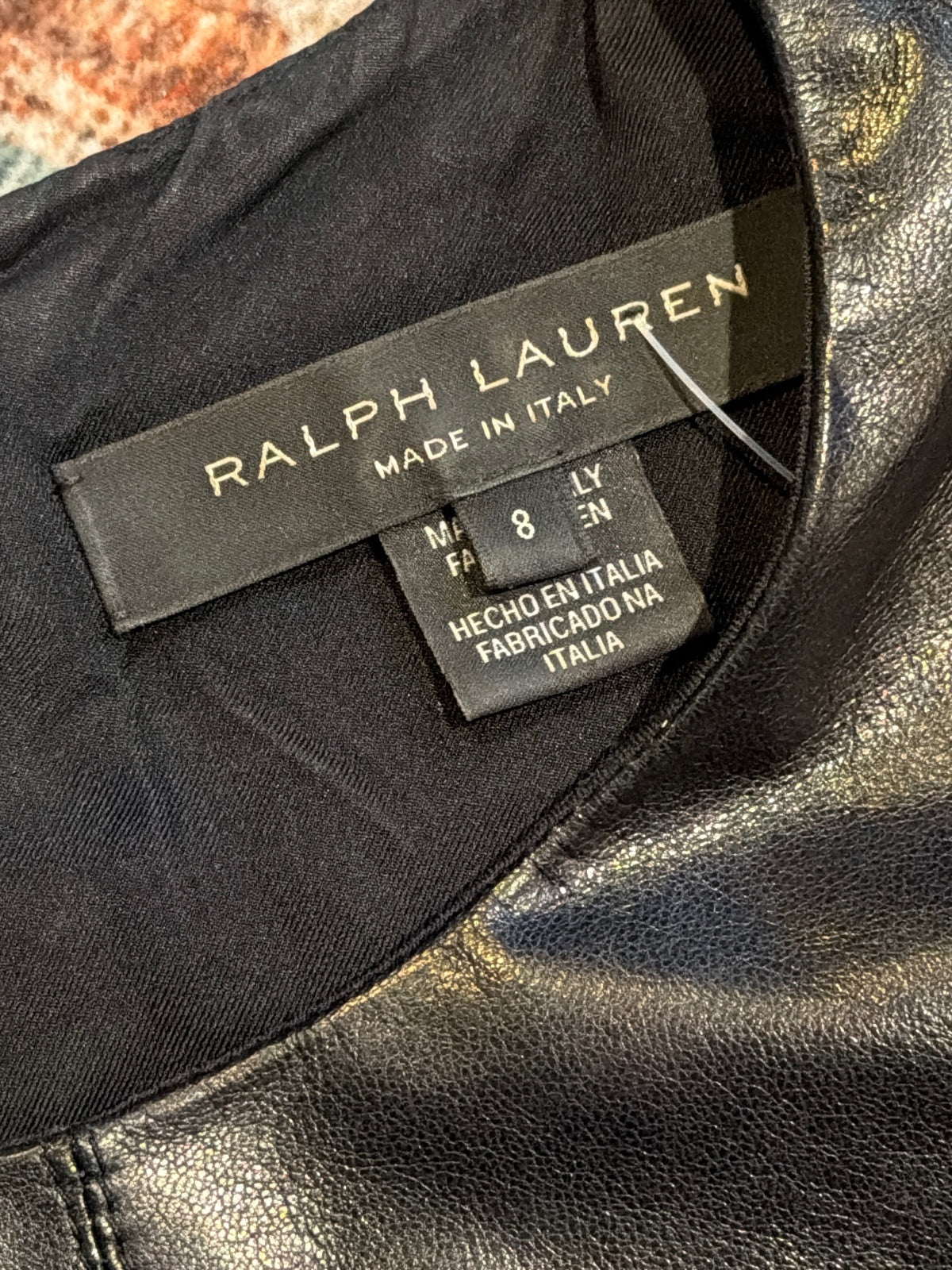 Ralph Lauren Leather Dress
