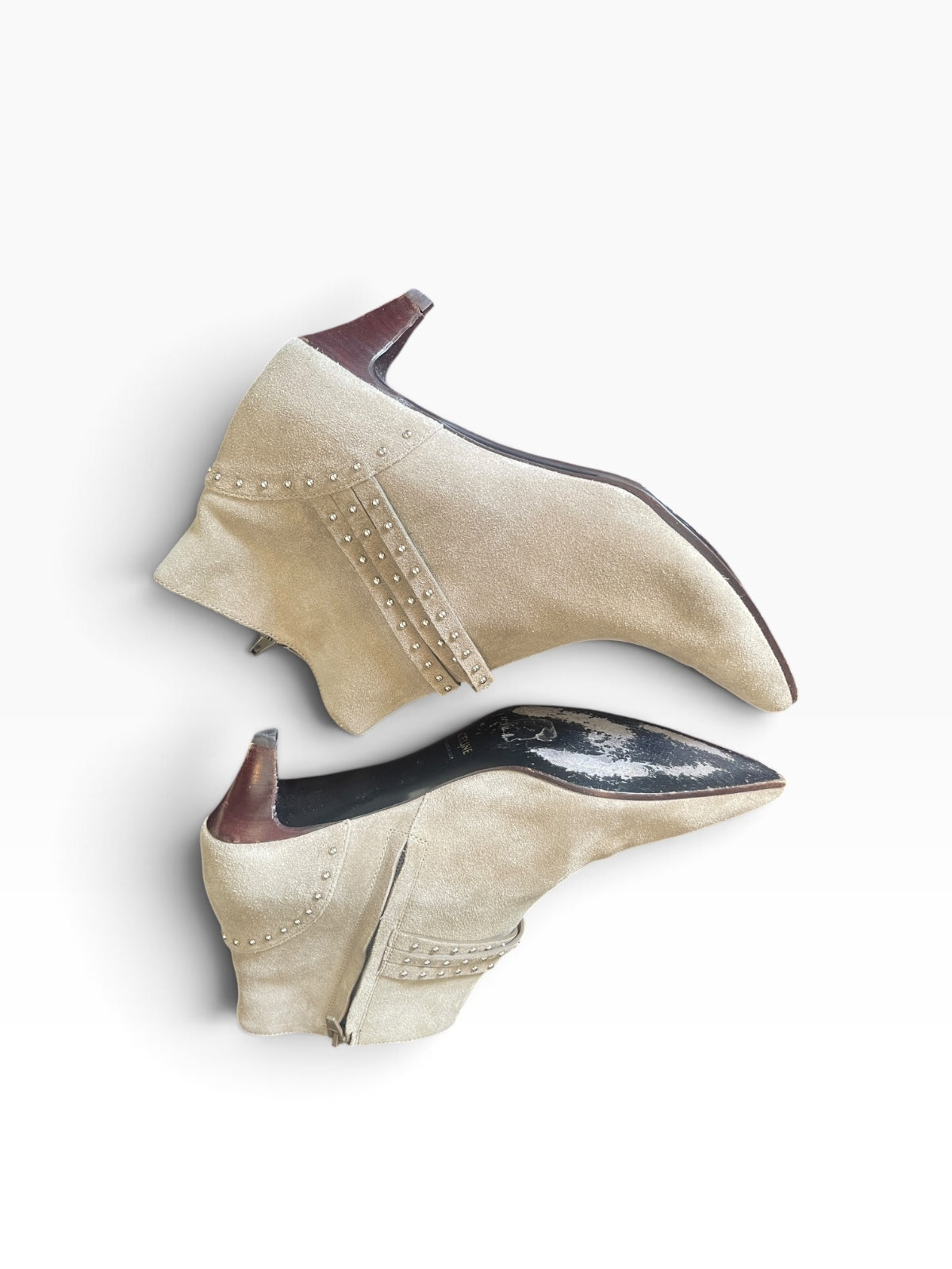 Celine Sharp Zipped Boots - Size 39