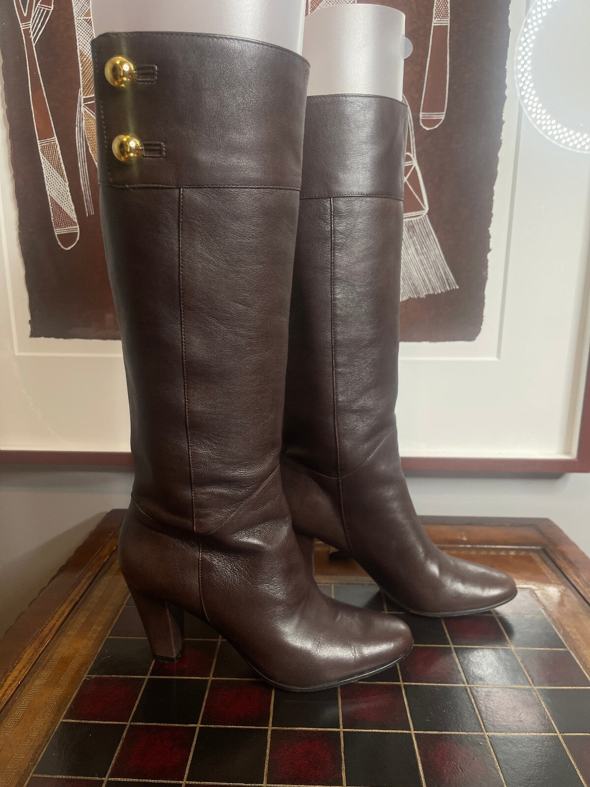 Kate Spade NY Belinda Leather Riding Boots