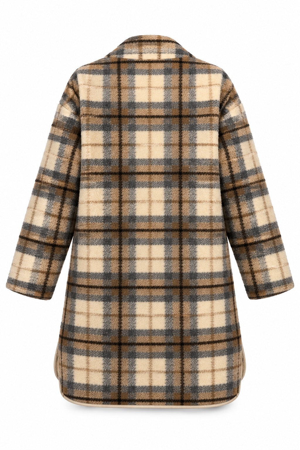 Oversized Isabel Marant Étoile Gabriel Plaid Wool Blend Coat