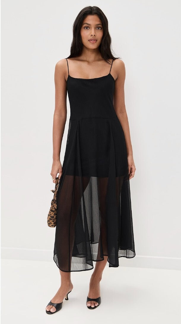 NWT Enya Costa Japanese Yoryu Chiffon dress