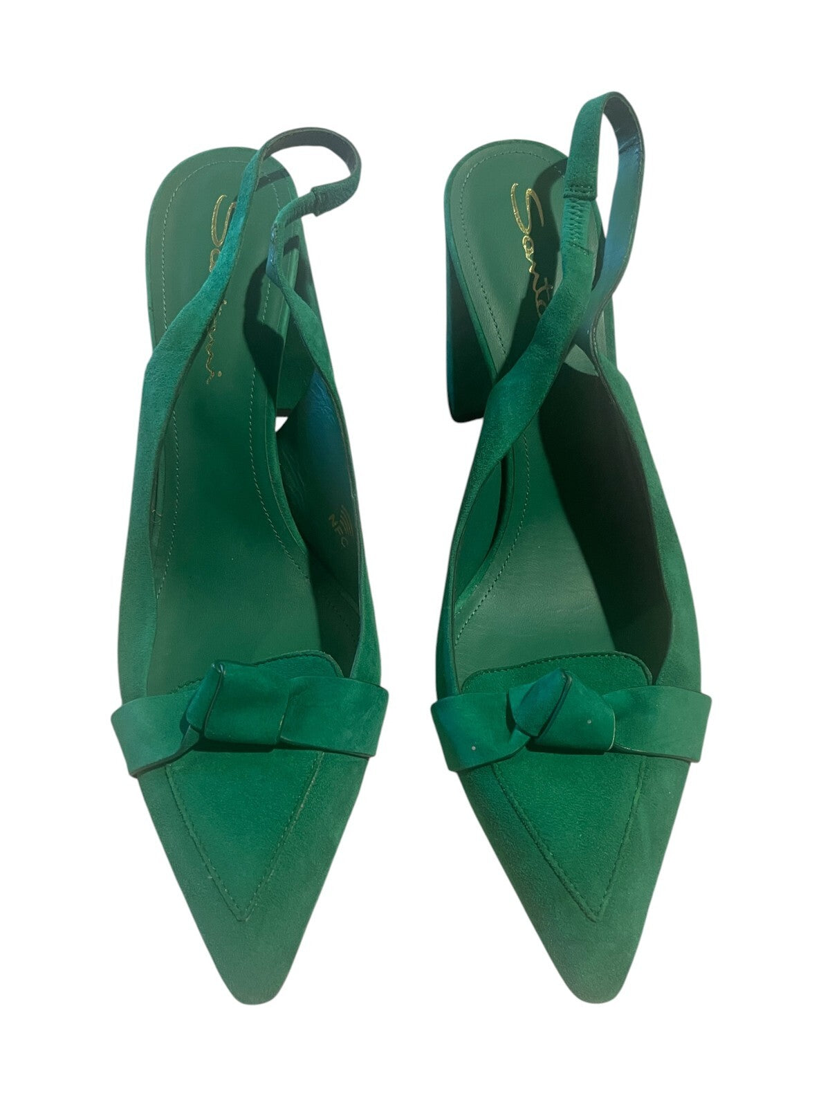 Santoni Bow Slingbacks - size 41