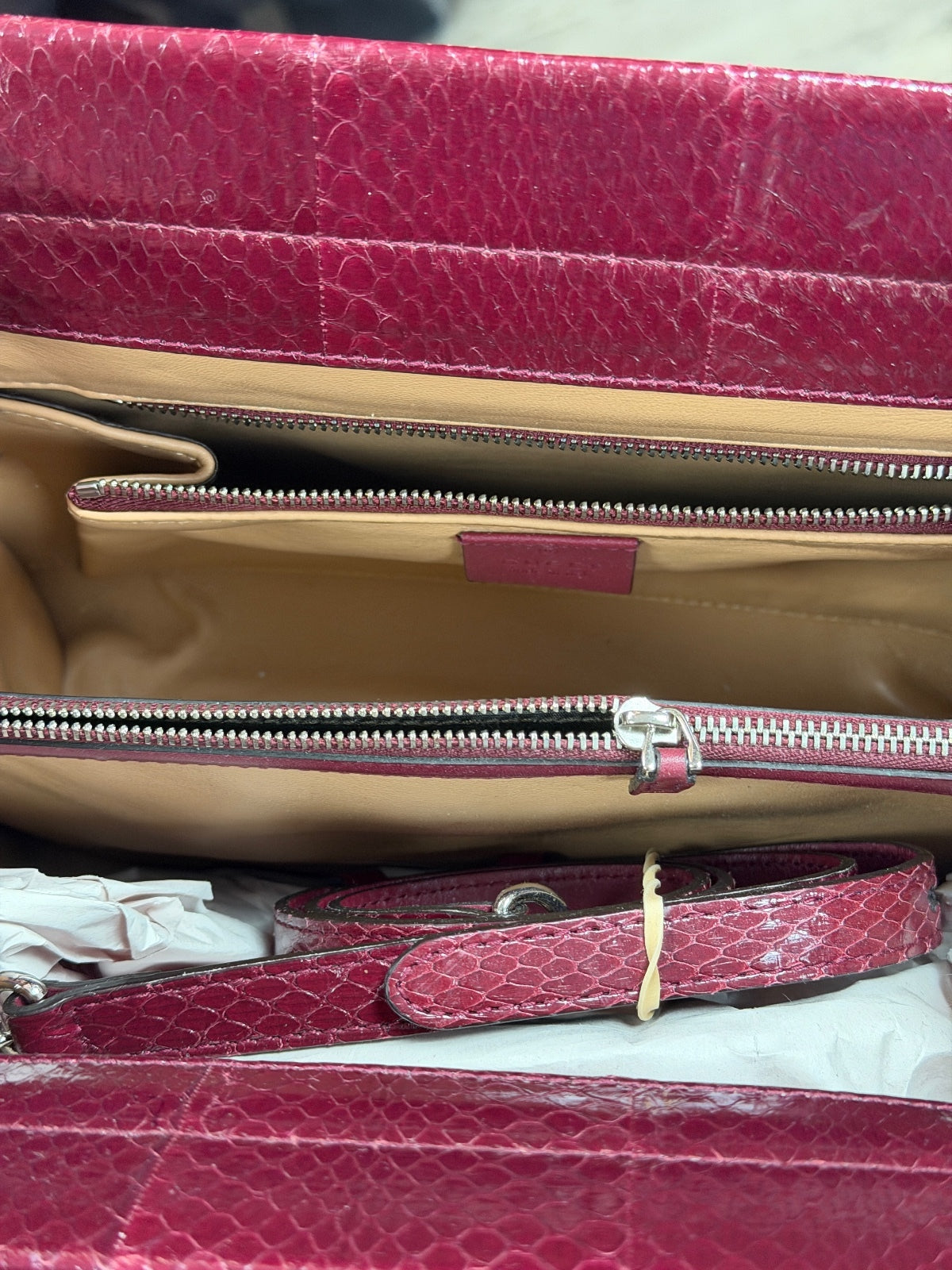 Gucci Snakeskin Satchel/crossbody
