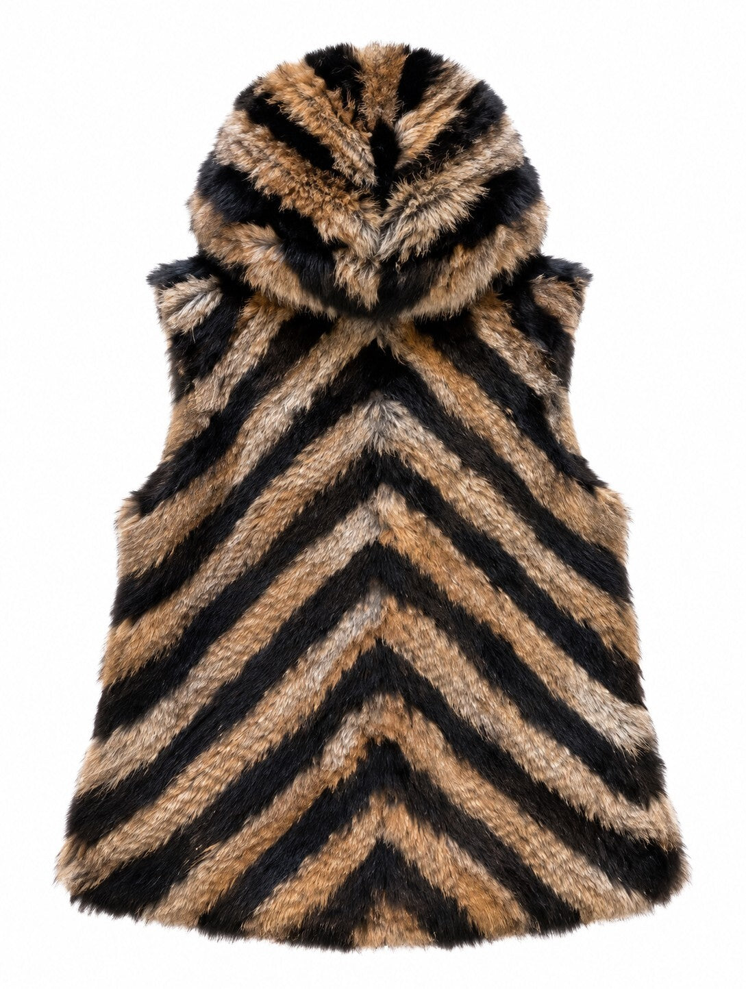 Zadig & Voltaire Finch Deluxe Rabbit Fur Hooded Vest