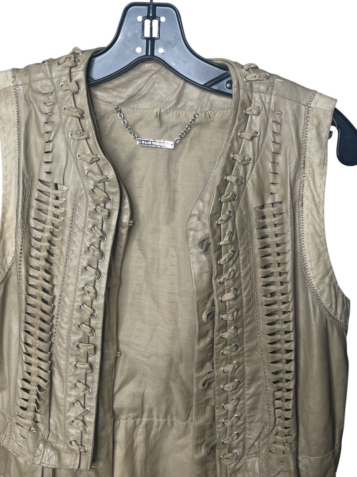 Rare & Unique Elie Tahari Leather Vest