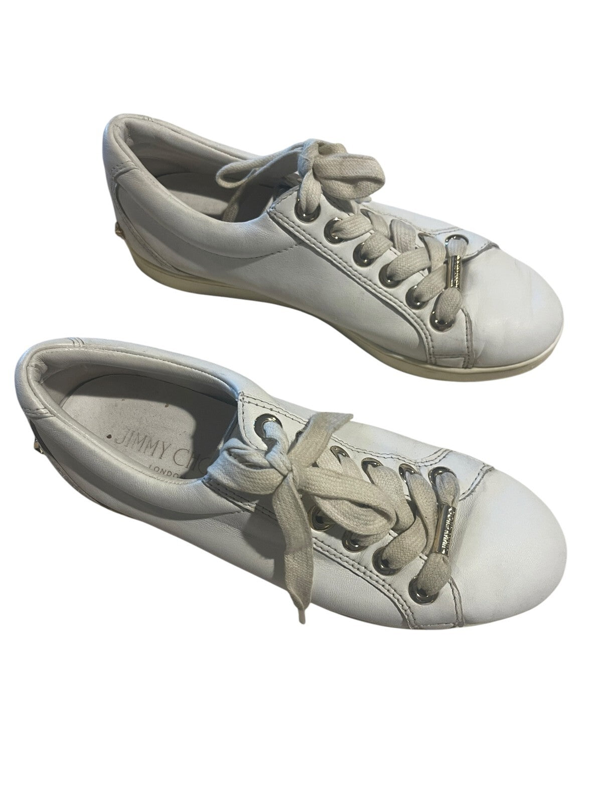 Jimmy Choo Gold Star Sneakers - Size 37