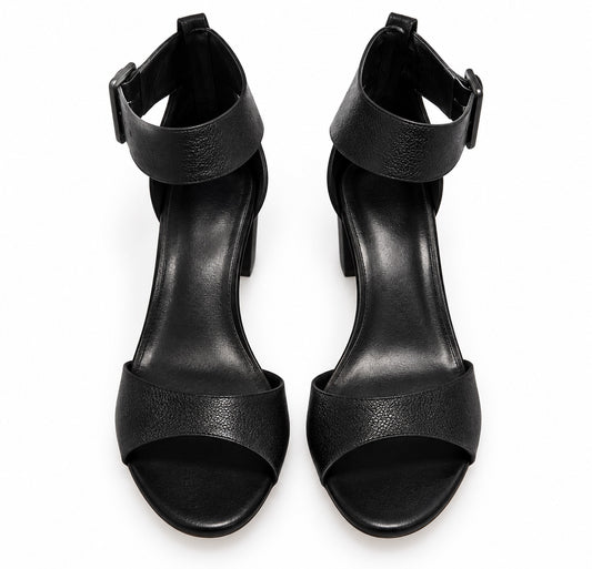 Again & Again Stacked heel sandals