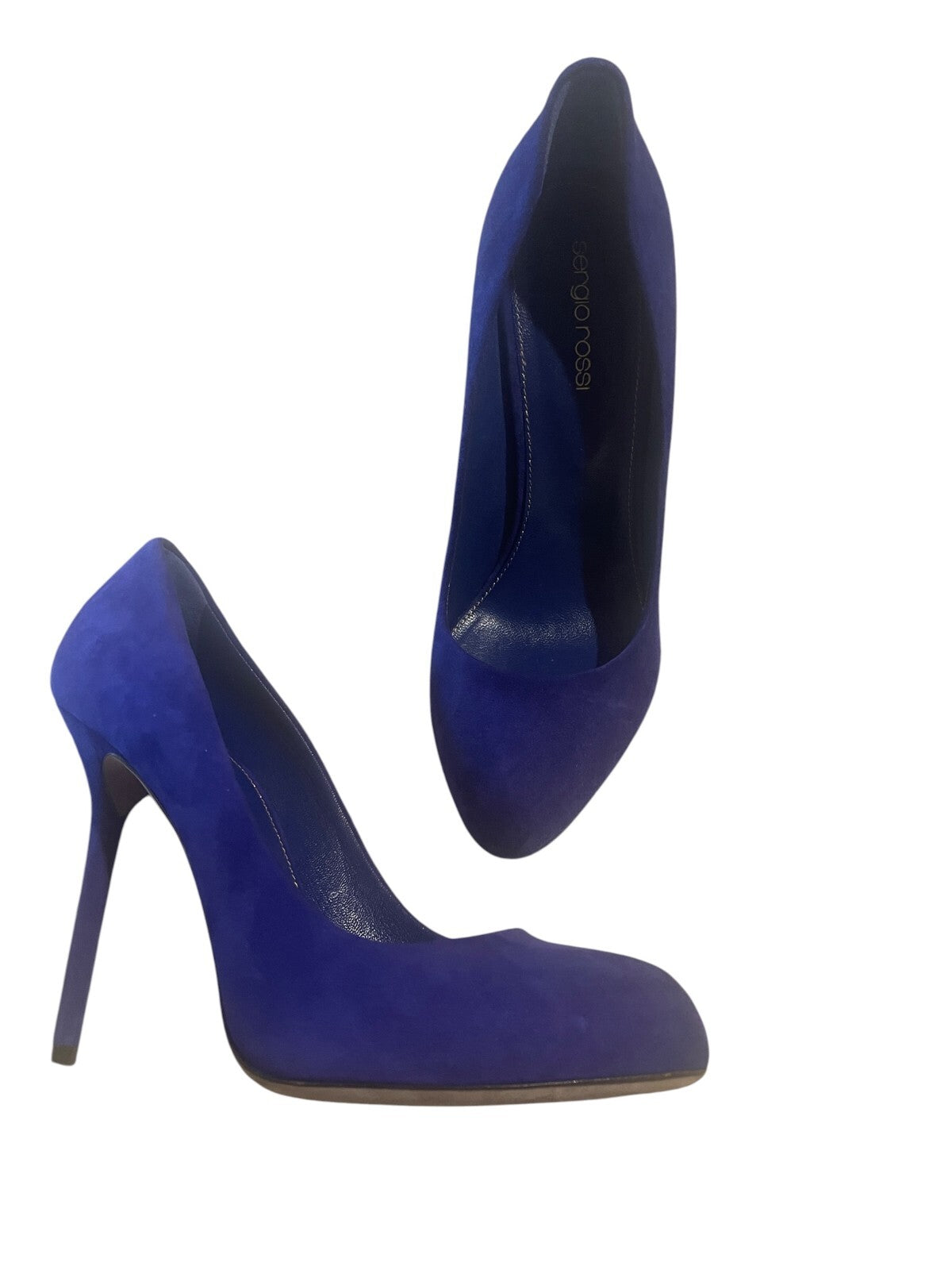 Sergio Rossi’s Suede Kalik Pumps - Size 38