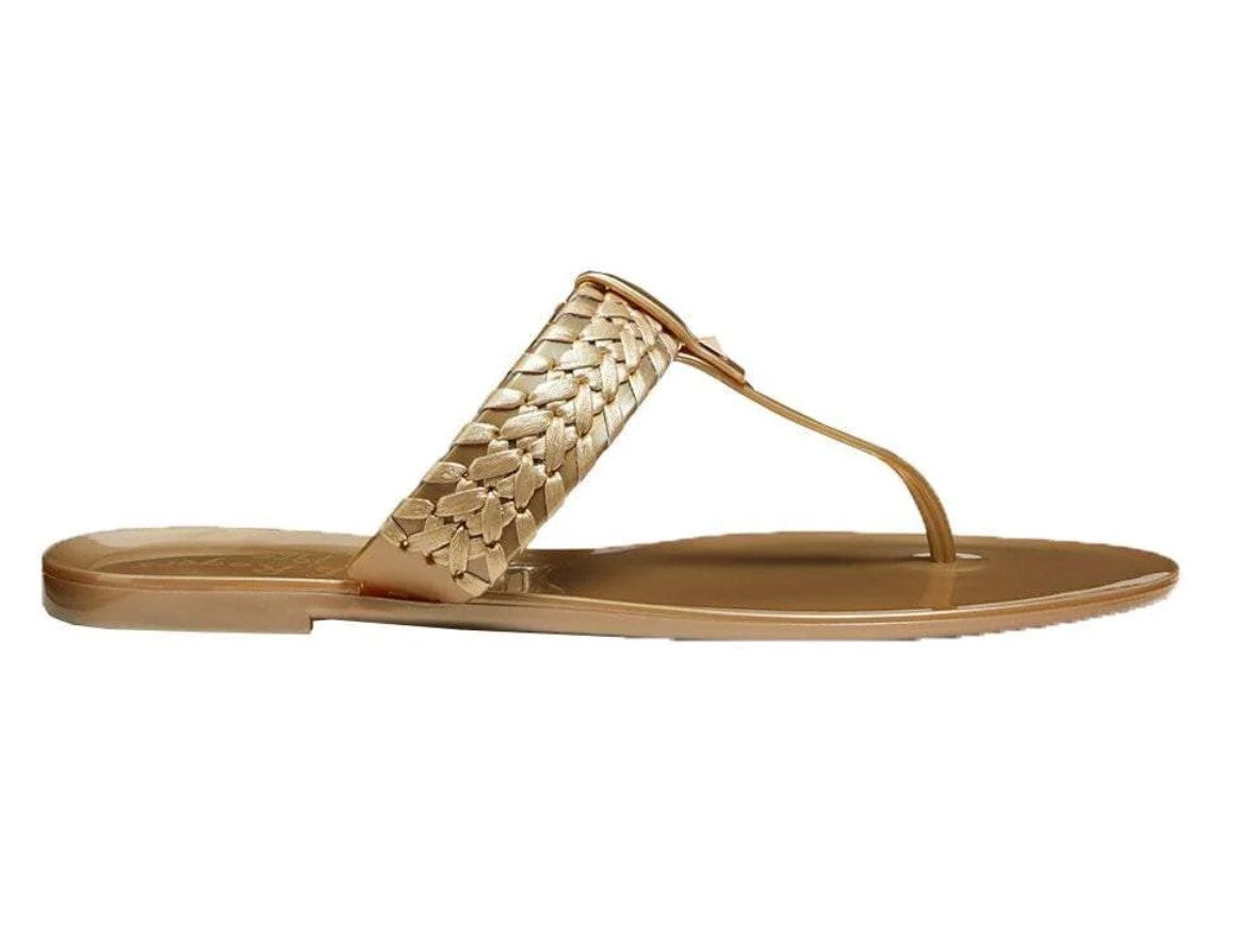 Jack Rogers Tinsley Gold Jelly Sandals