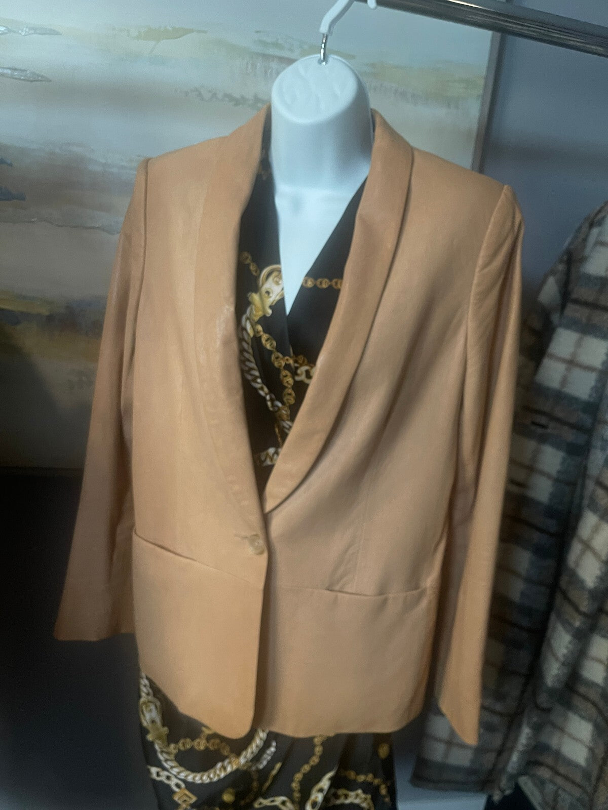 Vince lamb leather blazer - Size 8