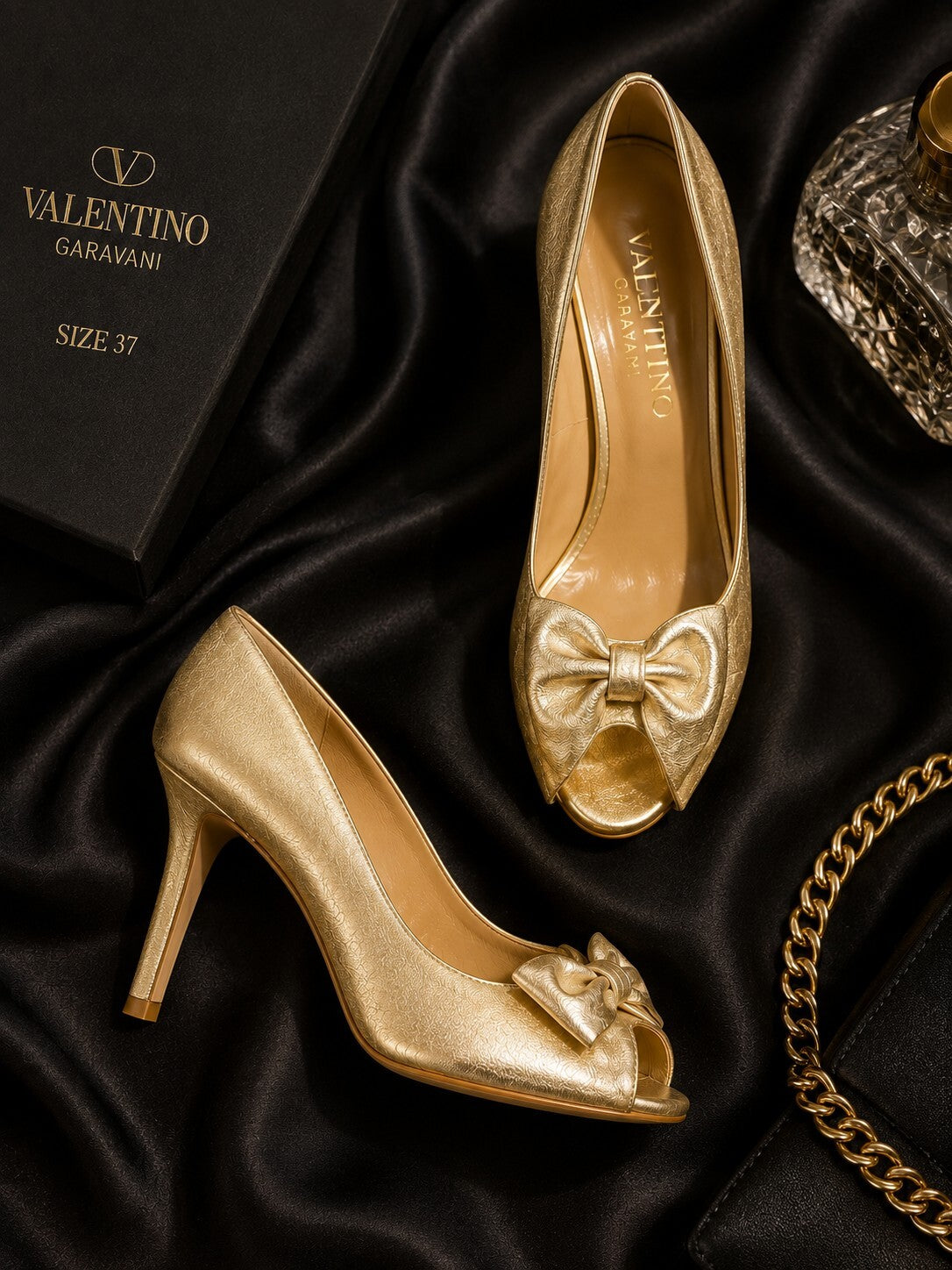 Valentino bow heels - size 37