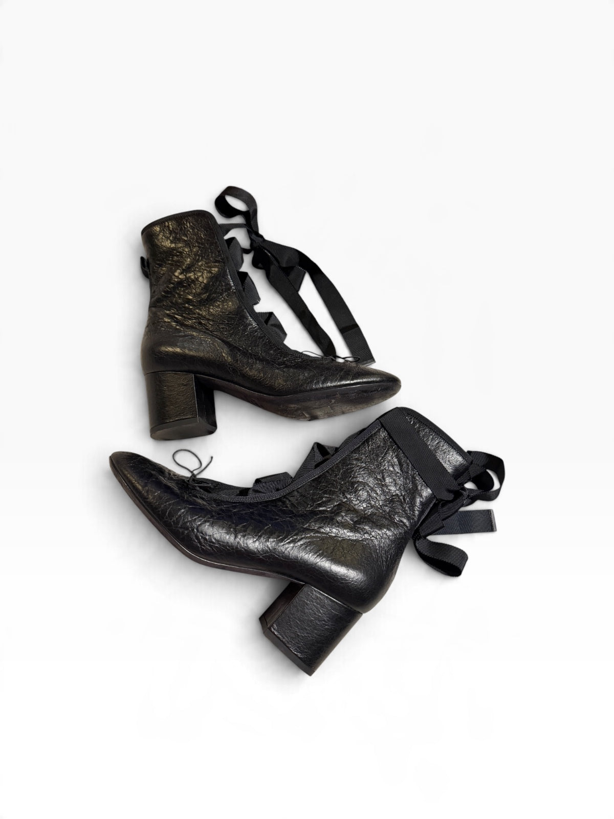 Valentino Ballet Lace-up Booties