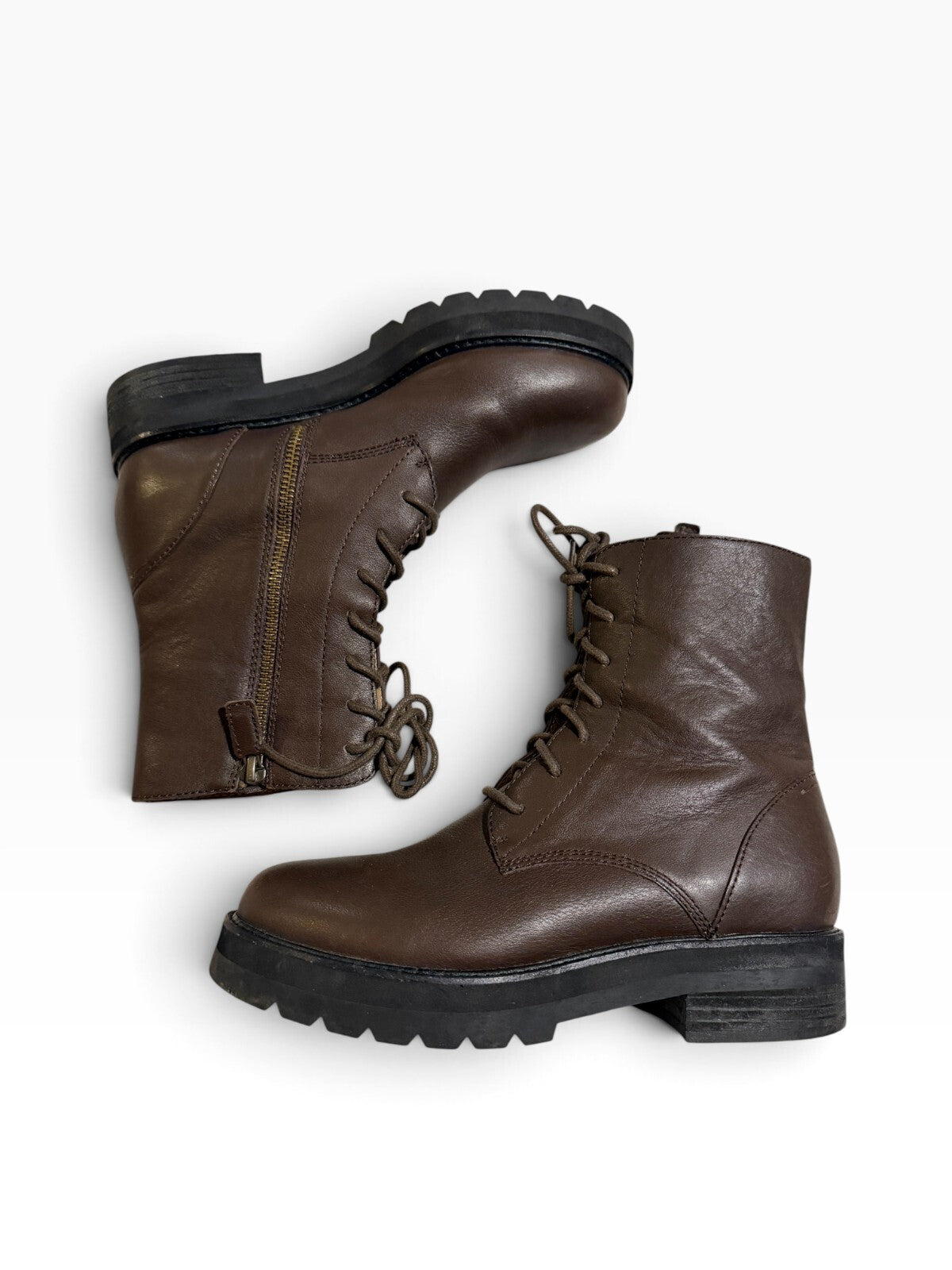 Eileen Fisher Coin Leather Booties
