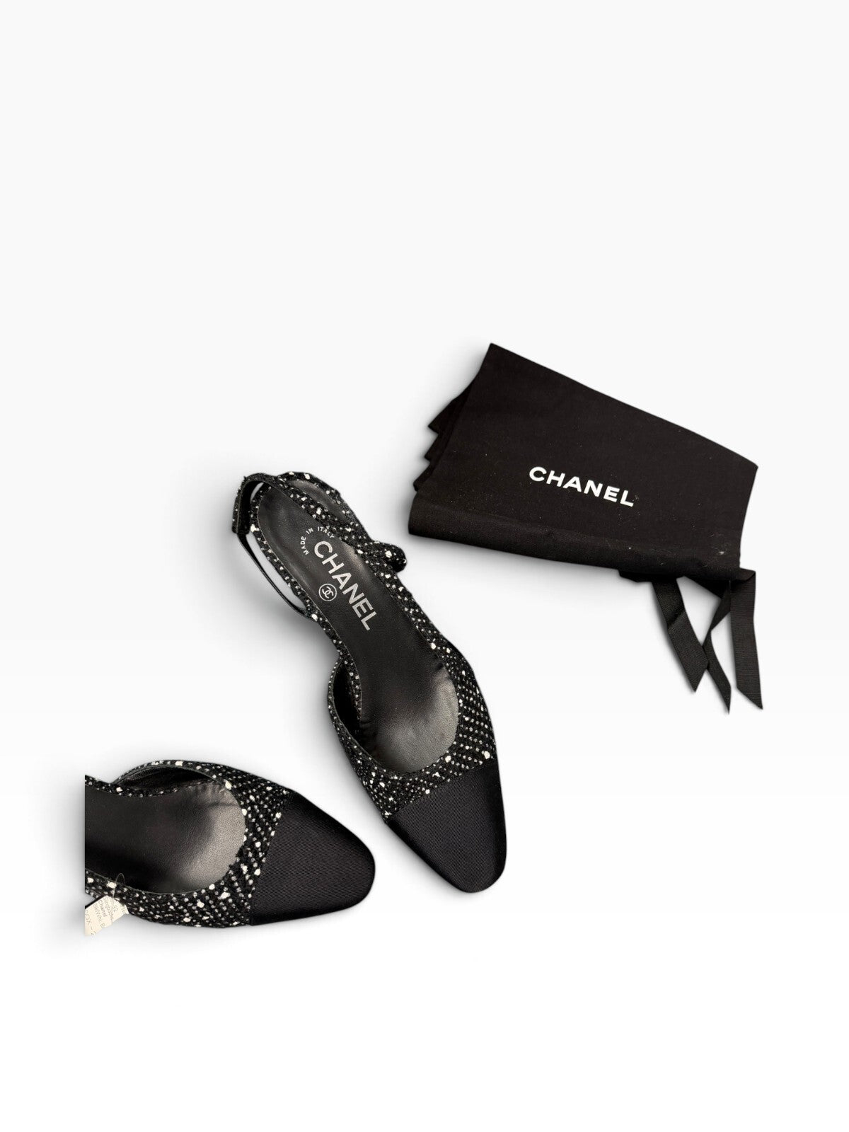 Chanel Tweed Slingback Pumps