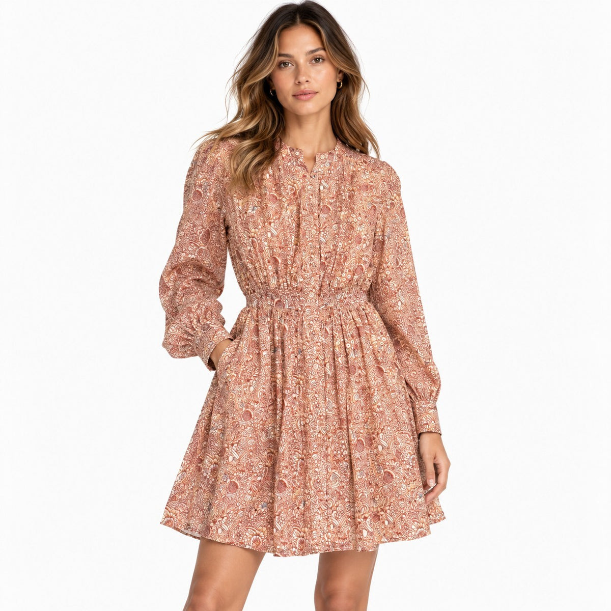 Ulla Johnson Belted Floral Dress