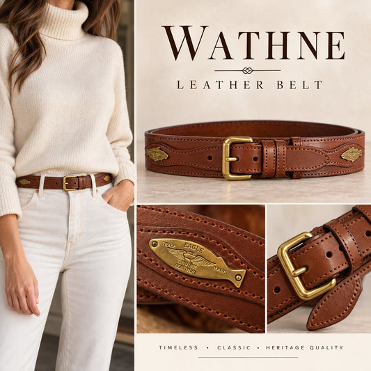 Rare Wathne Leather Belt