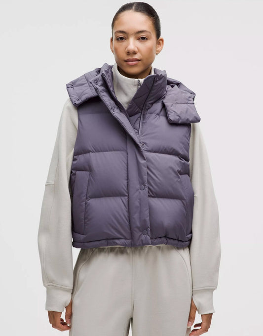 Lululemon Wunder Puff 600-Down-Fill Cropped Vest