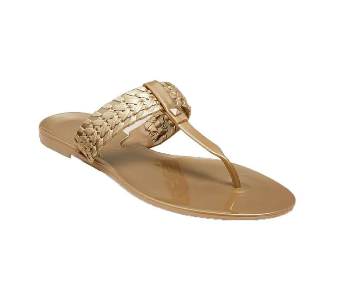 Jack Rogers Tinsley Gold Jelly Sandals