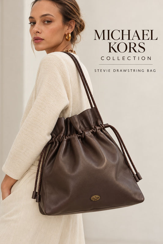 NWT Michael Kors Collection Stevie Drawstring Tote