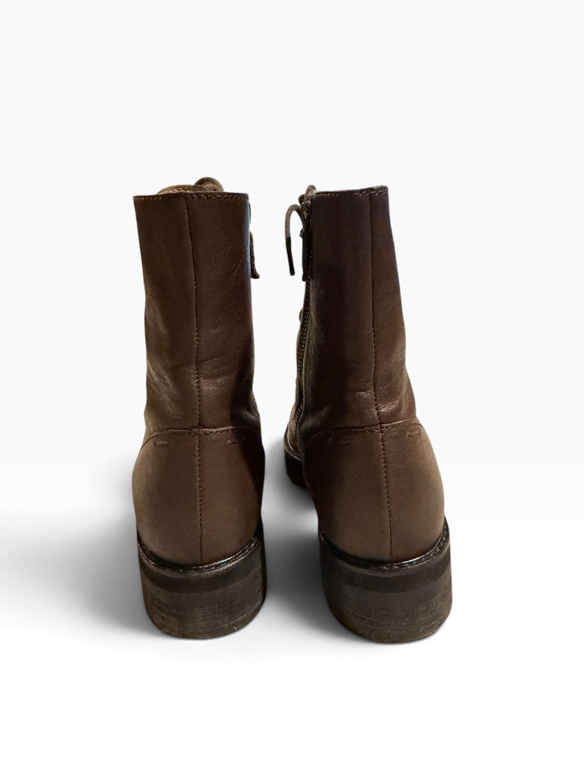 Eileen Fisher Coin Leather Booties