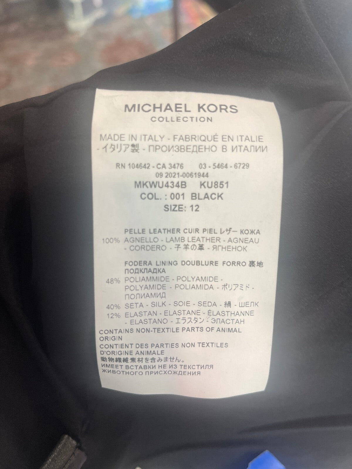 Michael Kors Collection Leather Sleeveless Dress