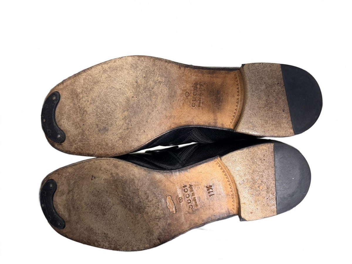 Gucci Horsebit Leather Boots