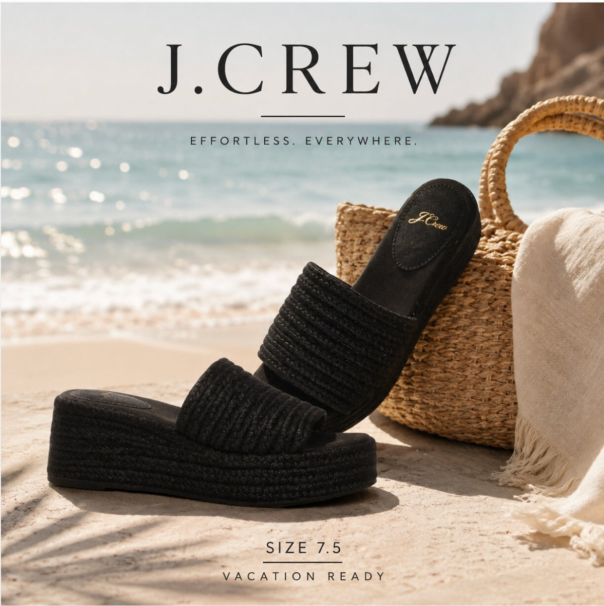 J.Crew Wedge Sandals