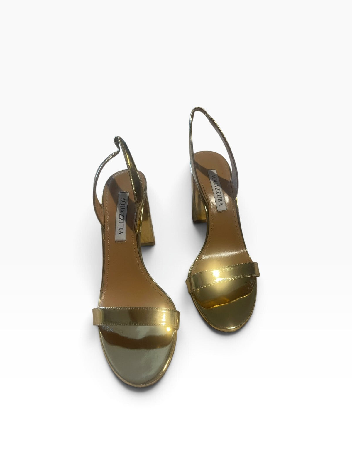 Aquazzura So Nude Block Sandal 105