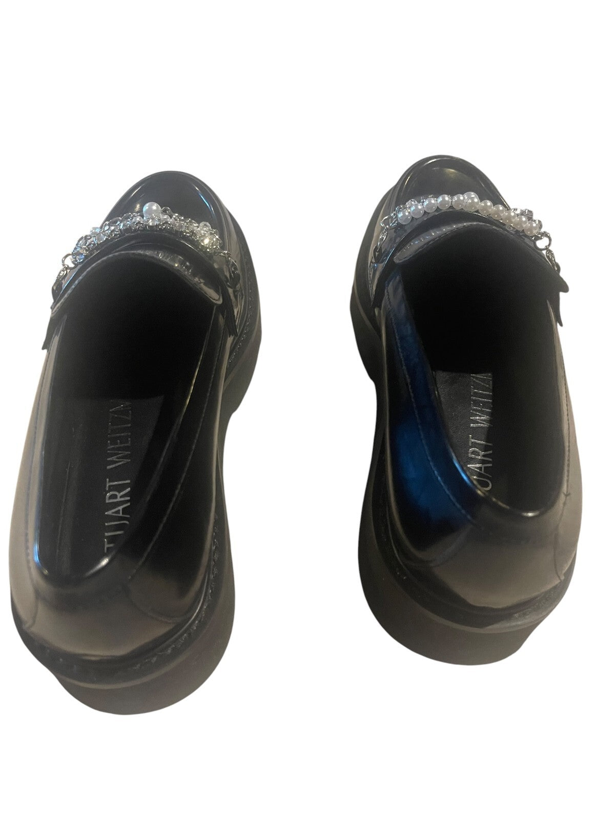 Stuart Weitzman Pearldrop Platform Loafer - Size 7
