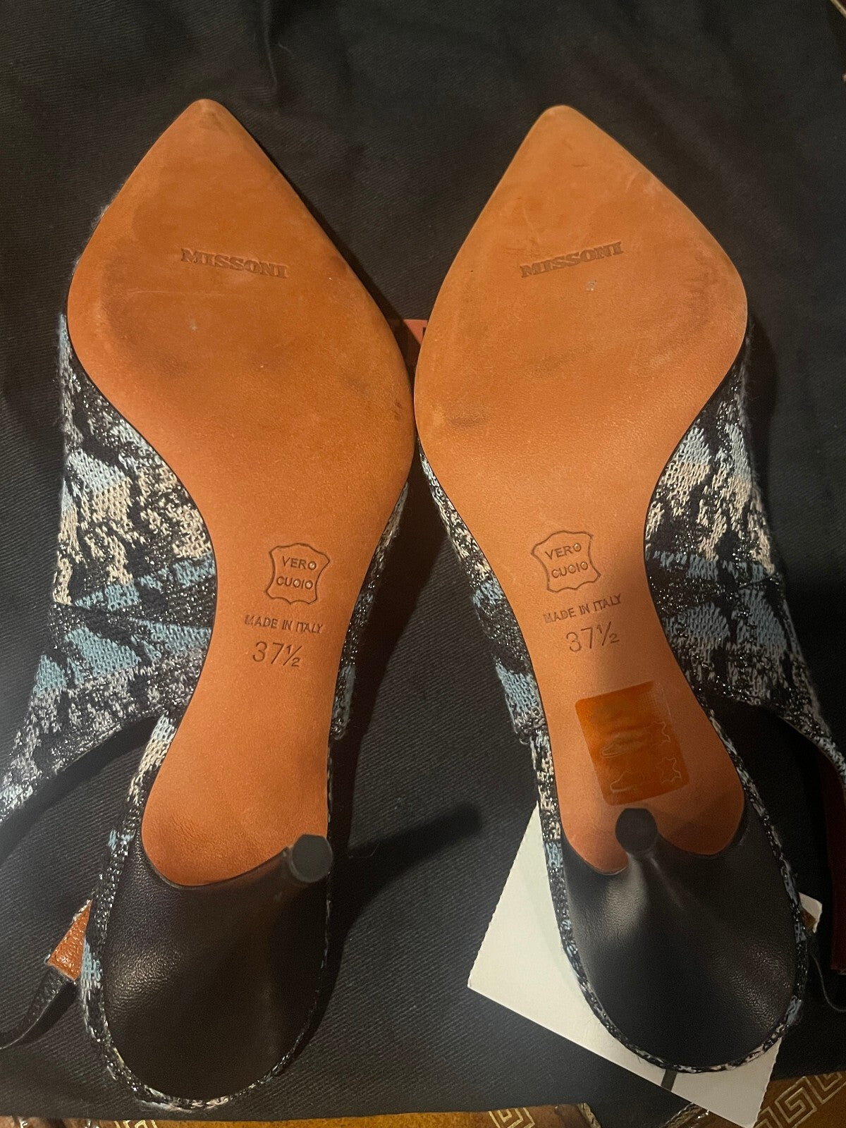 Missoni Fabric Slingback - Size 37.5