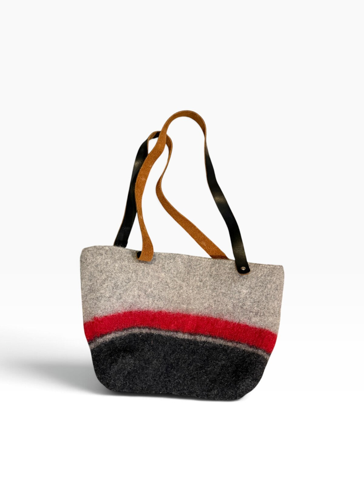 General Knot & Co Gray Wool Felt Tote Bag