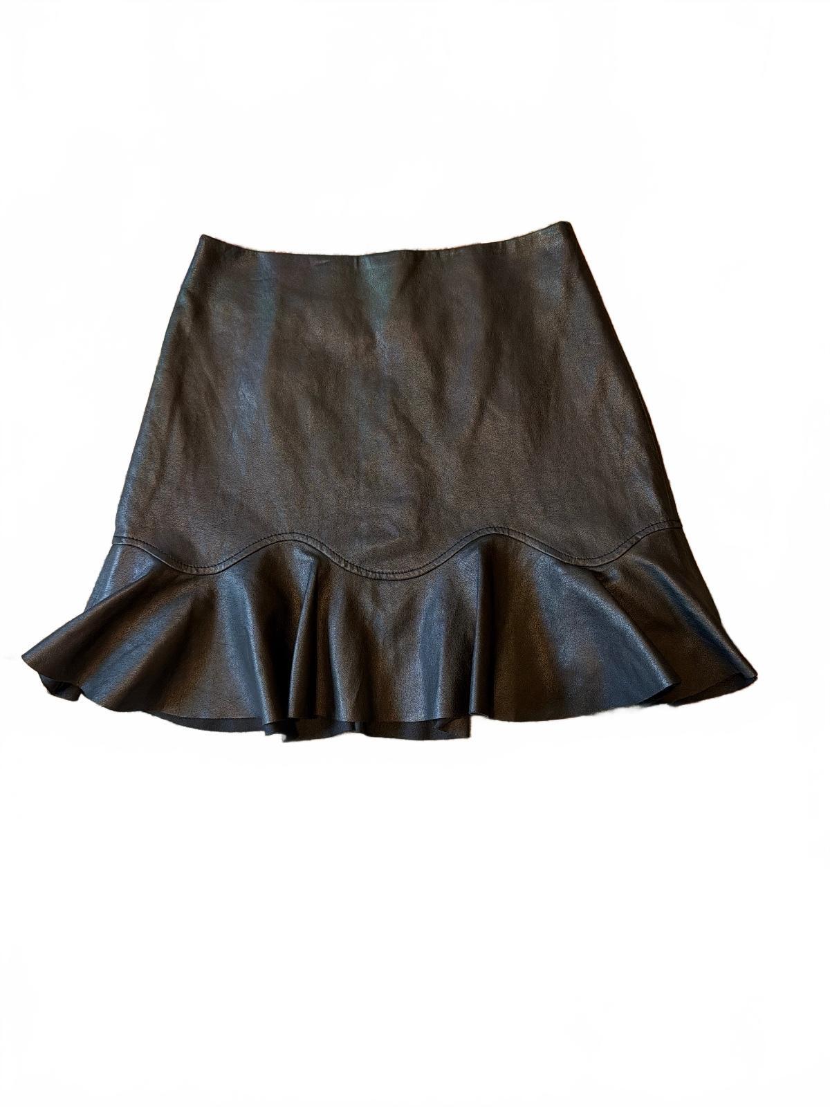 Rebecca Taylor faux leather skirt