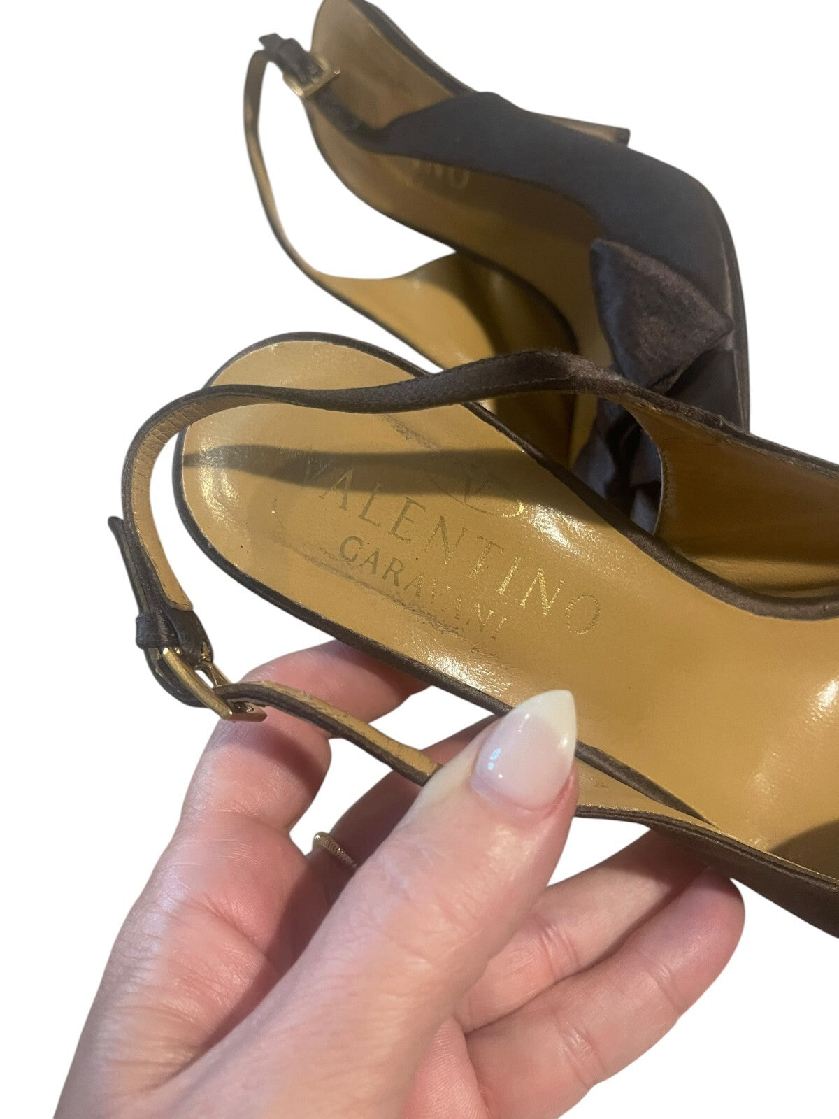 Valentino bow Slingback Sandals - size 35.5