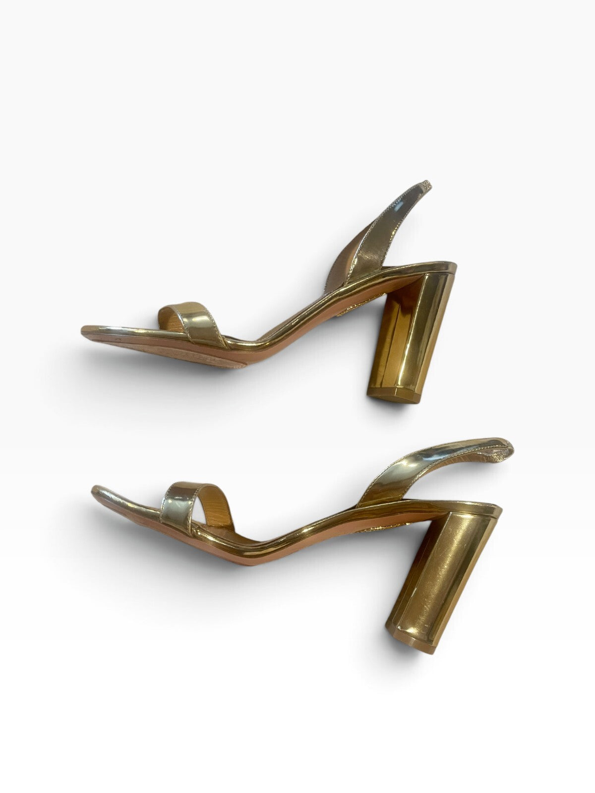 Aquazzura So Nude Block Sandal 105