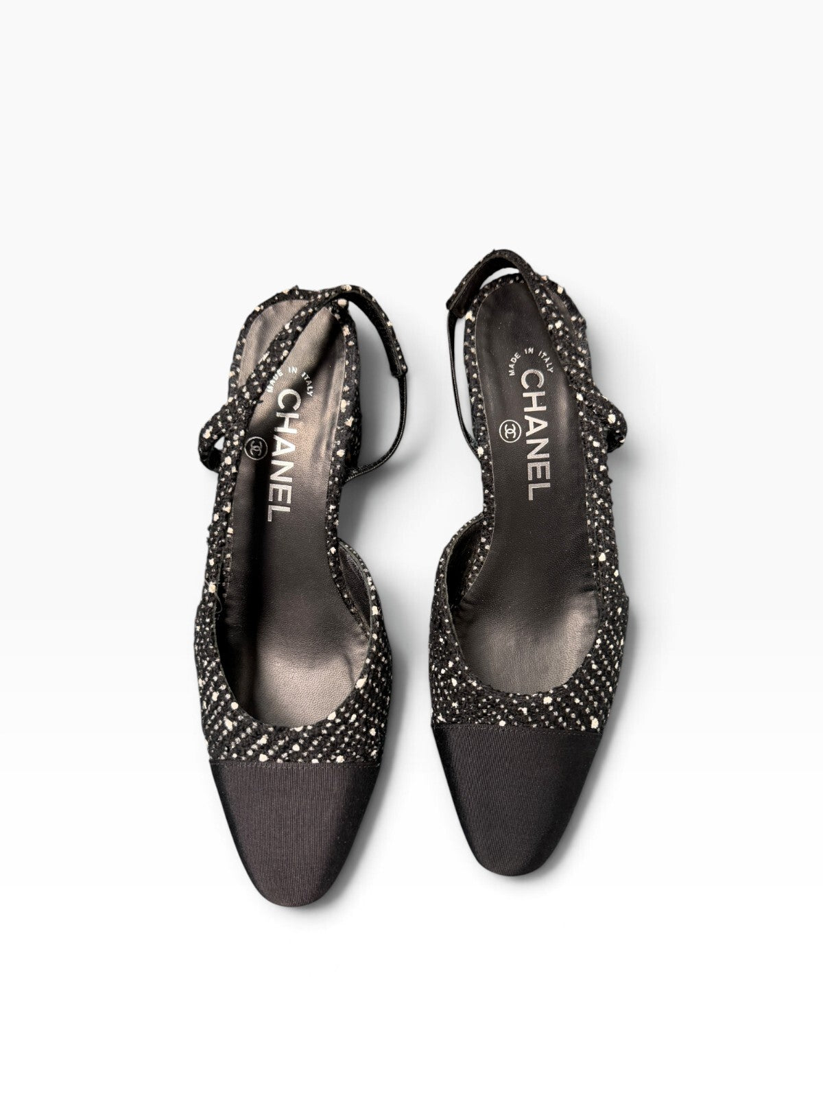 Chanel Tweed Slingback Pumps