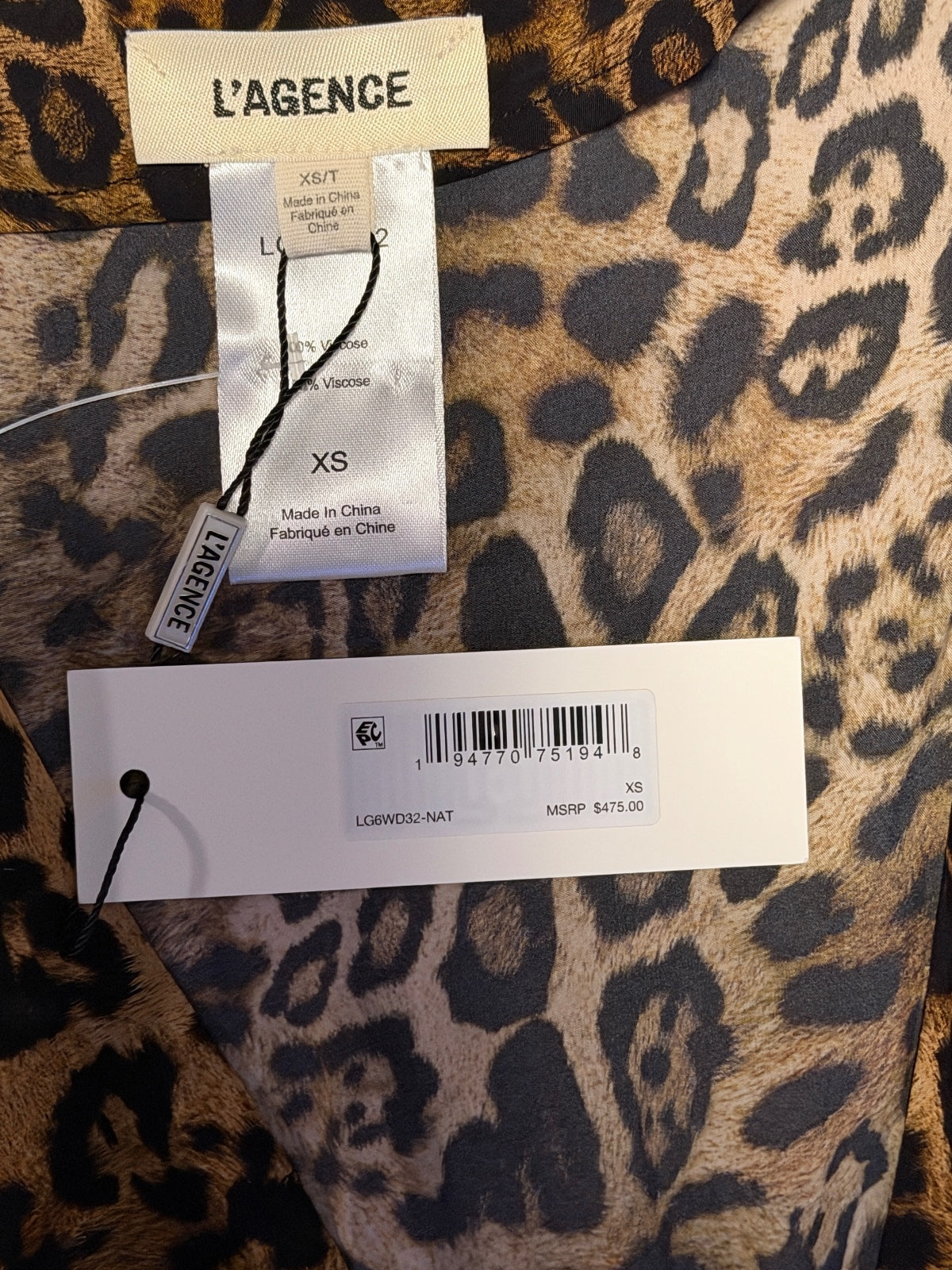 NWT L'Agence Sara Maxi dress