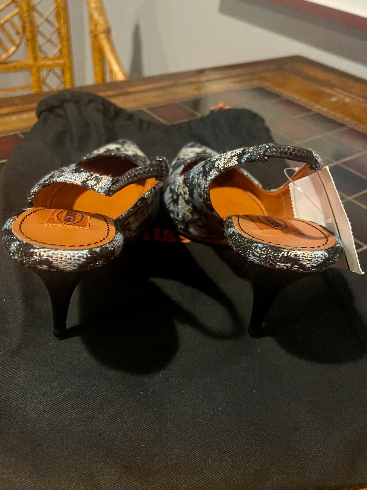 Missoni Fabric Slingback - Size 37.5