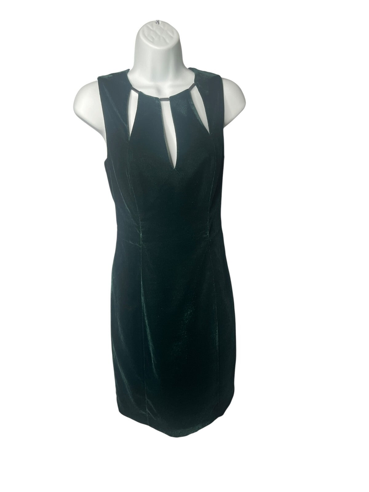 Elie Tahari Jemra Sleeveless Velvet Sheath Dress