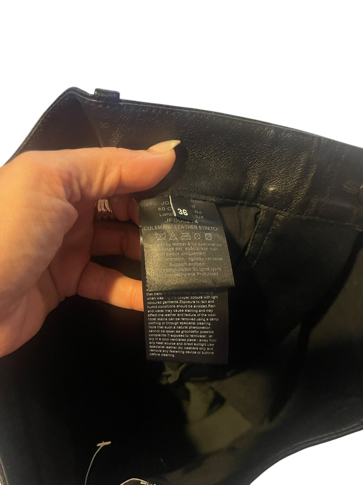 Joseph Coleman Leather Pants