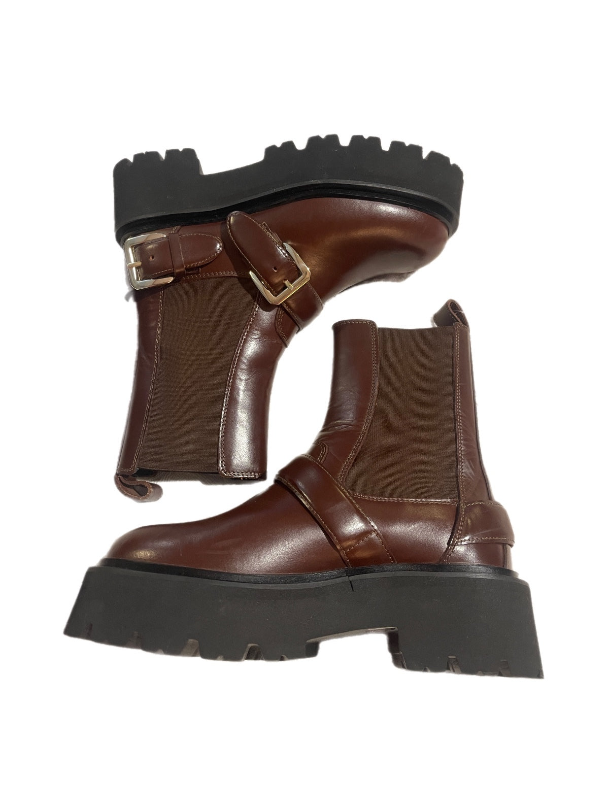NWOB Sandro buckled Chelsea Boots- size 36