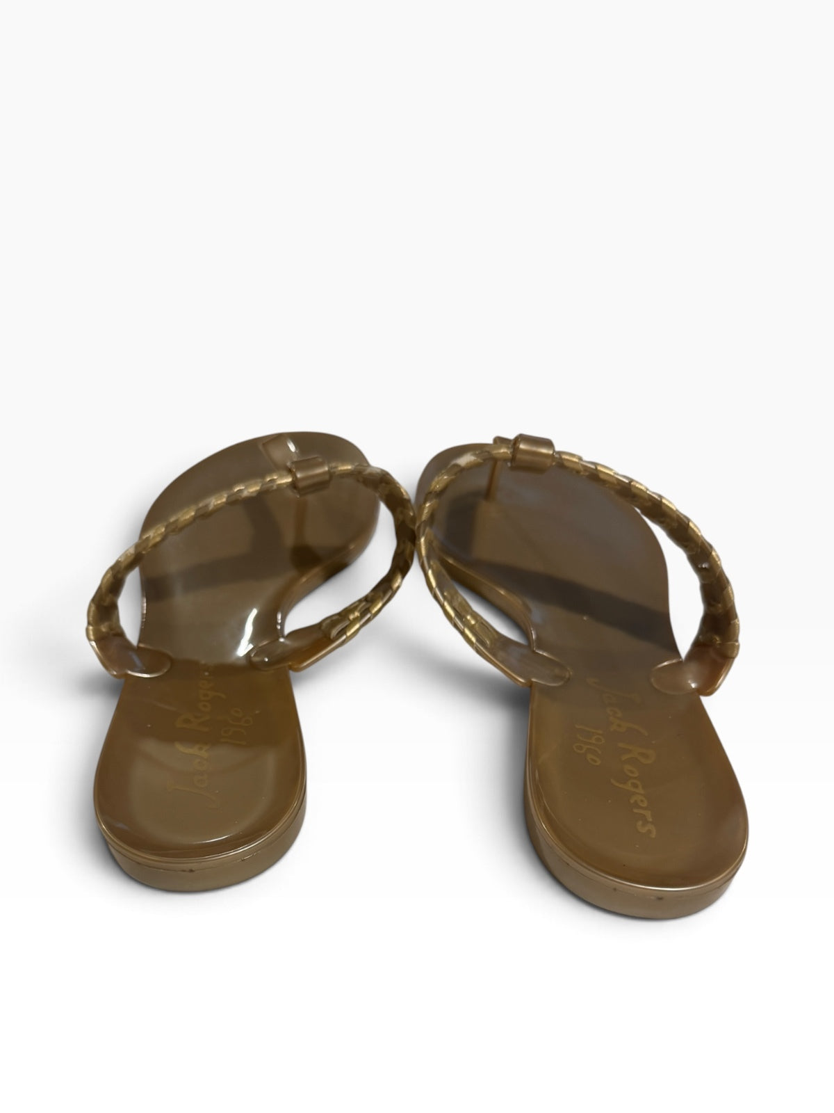 Jack Rogers Tinsley Gold Jelly Sandals