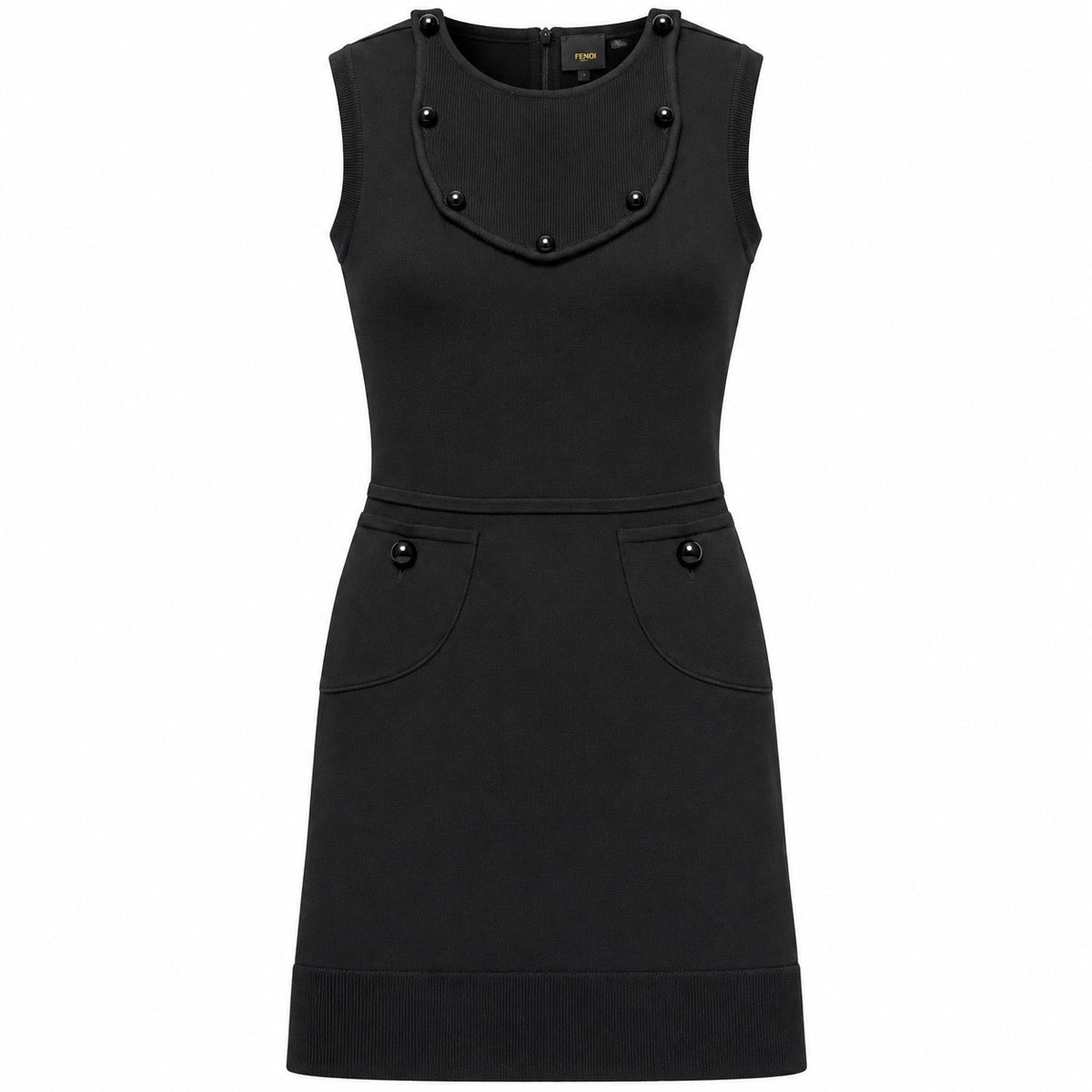Fendi Sleeveless Wool Dress