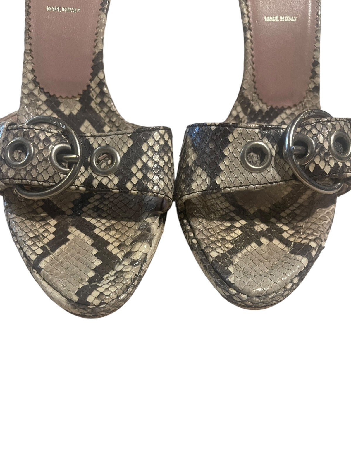 Prada snakeskin Heels - Size 39