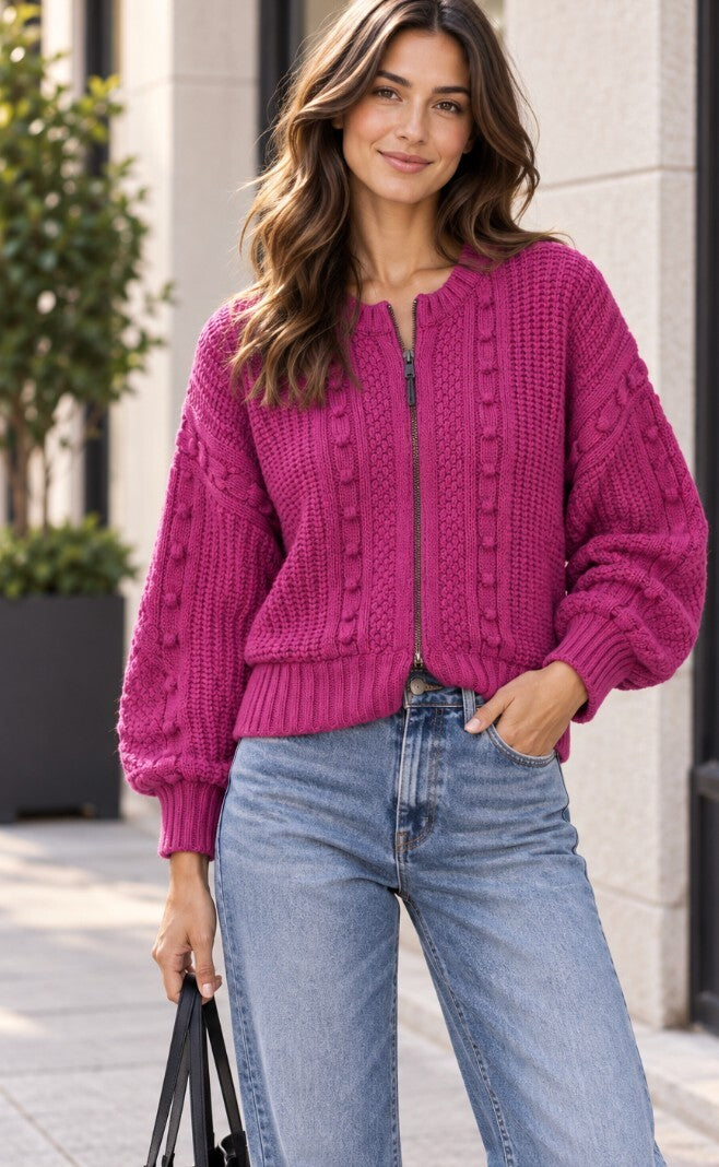 Splendid Katie Bobble Cardigan