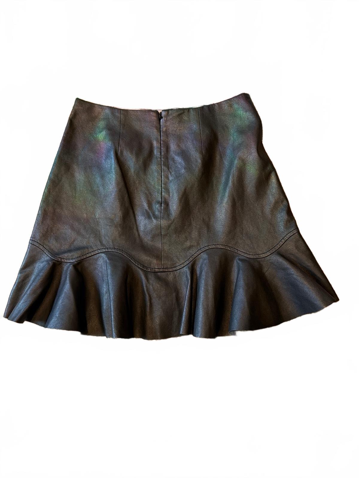 Rebecca Taylor faux leather skirt
