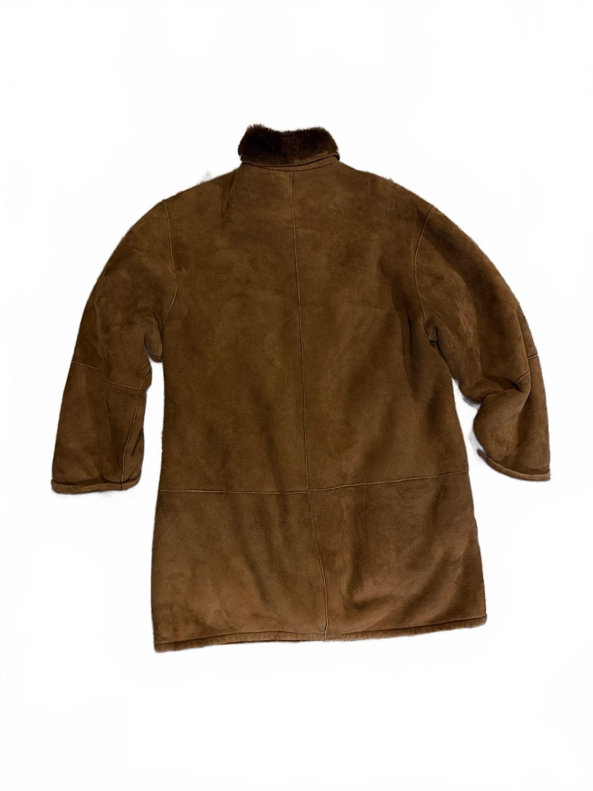 Denimaxx Men's Reversible Shearling Leather Coat